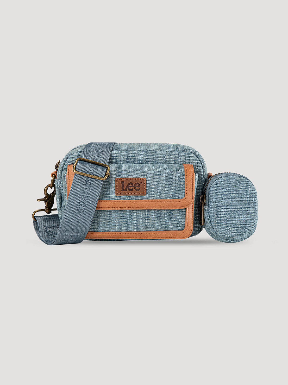 Women's Denim Canvas Belt Bag With Wallet