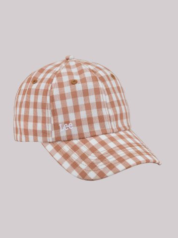Women's Gingham Logo Hat