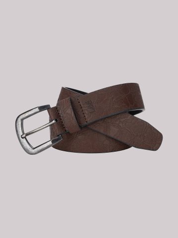 Women's Floral Embossed Belt