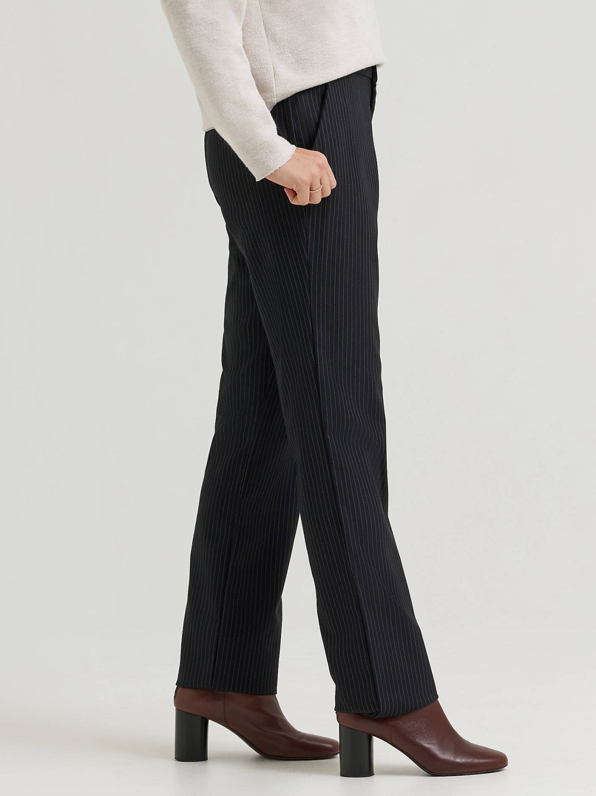 Women's Wrinkle Free Relaxed Fit Straight Leg Pant - view 5