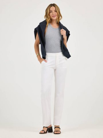 Women's Wrinkle Free Relaxed Fit Straight Leg Pant