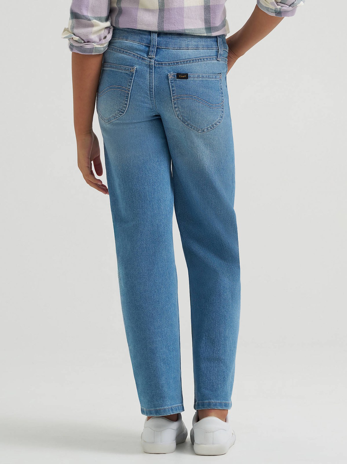 Girl's Distressed Wide Leg Jean - view 3