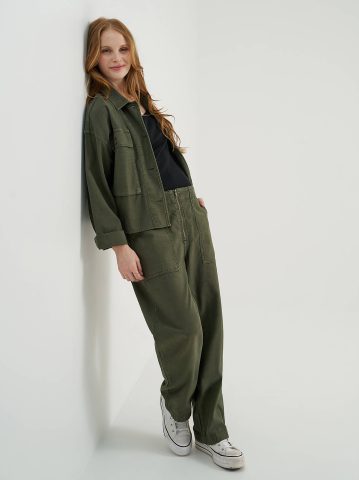 Women's High Rise Loose Utility Pant