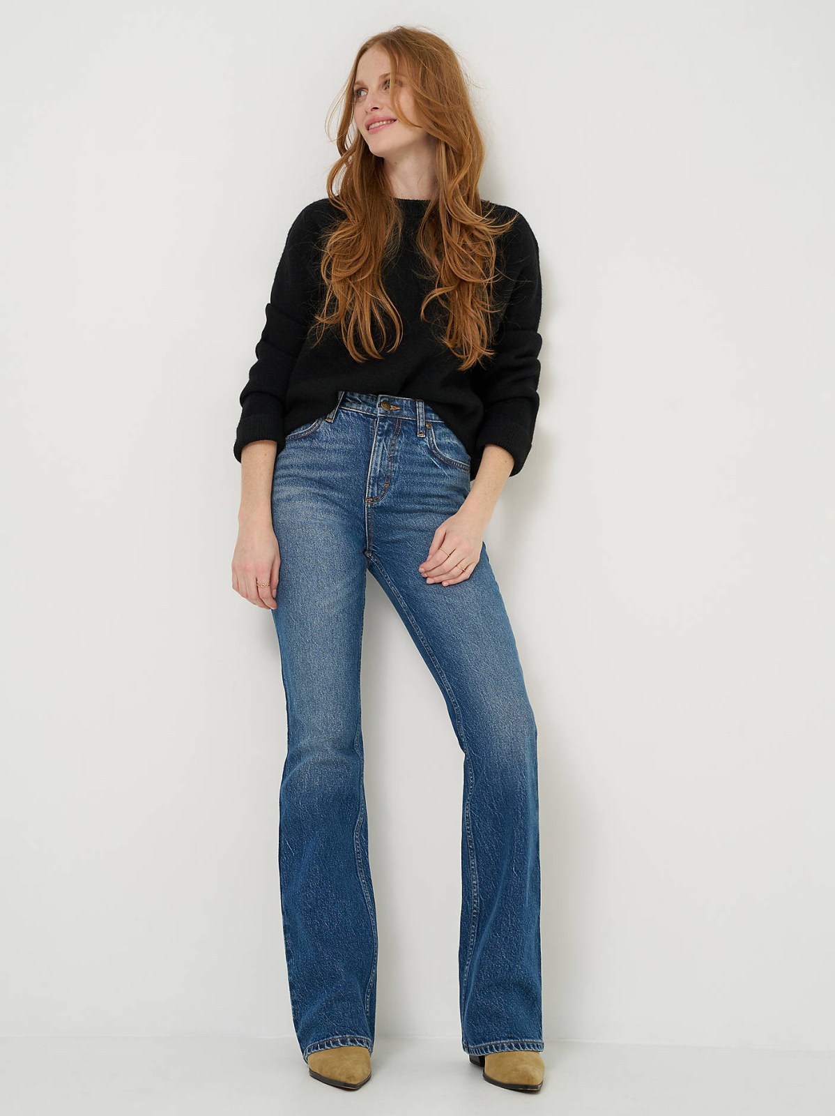 Women's High Rise Bootcut Jean