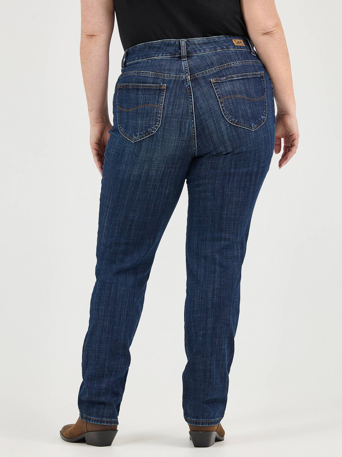 Women’s Stretch Relaxed Fit Straight Leg Jean (Plus) - view 3