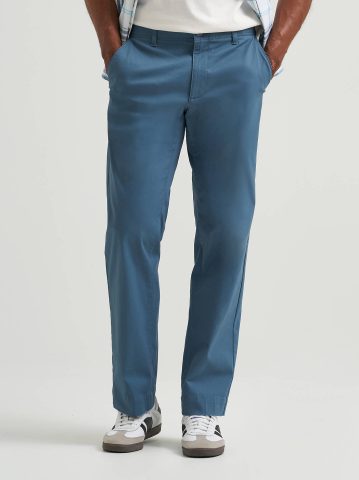 Men's Extreme Motion Flat Front Khaki Pant