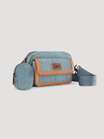 Women's Denim Canvas Belt Bag With Wallet