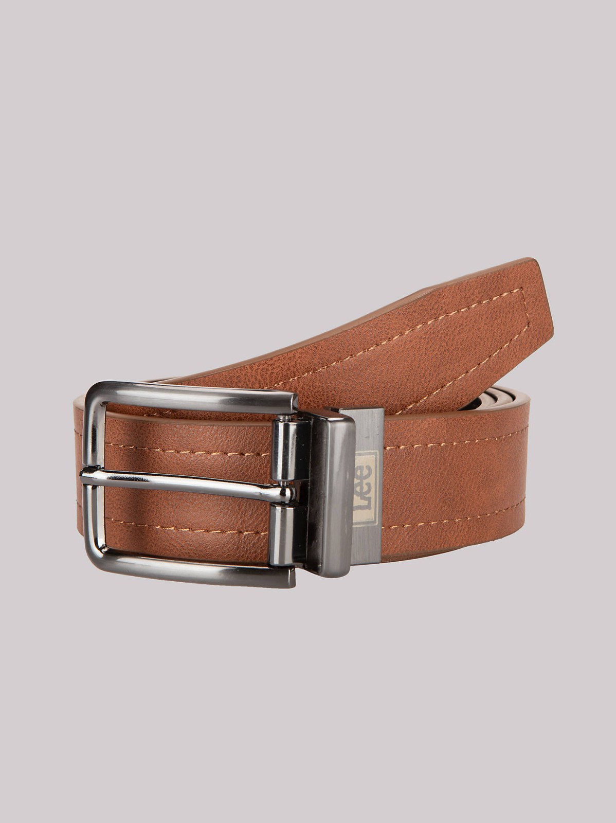 Men's Logo Stamped Reversible Belt - view 5