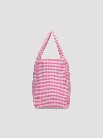 Women's Gingham Tote Bag
