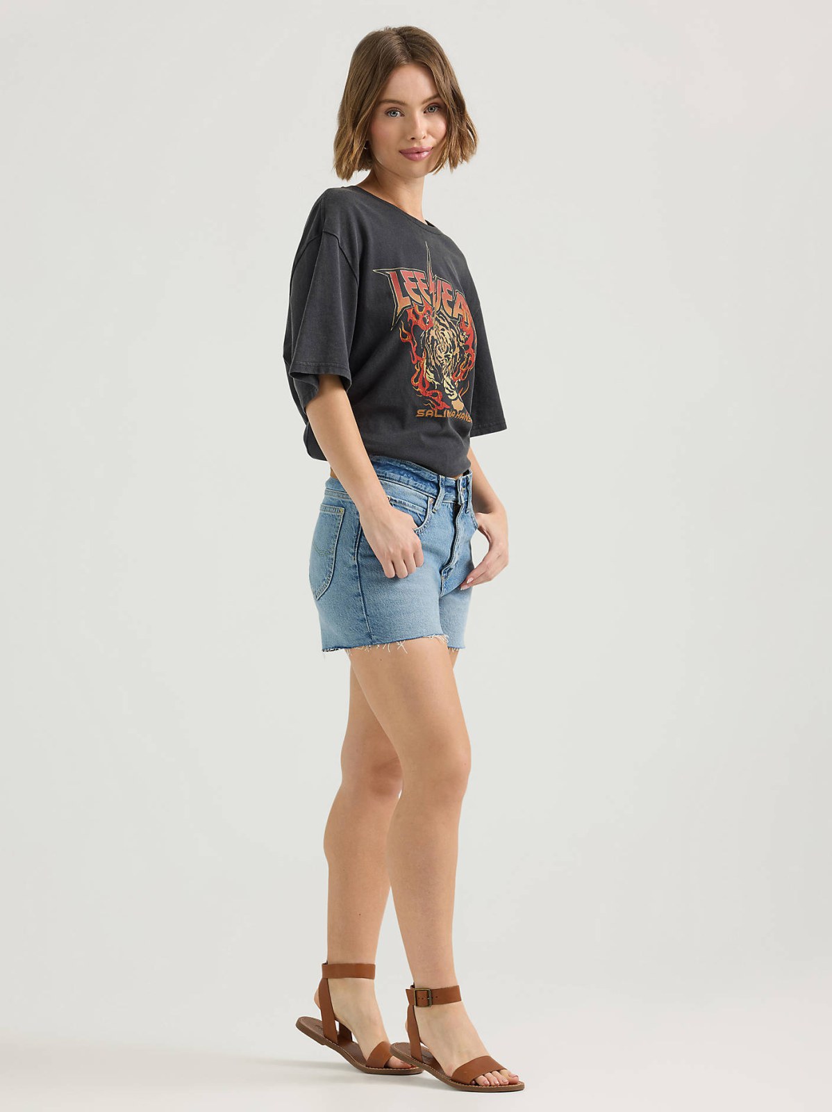 Women's Loose Cut Off Rider™ Shorty Short - view 4