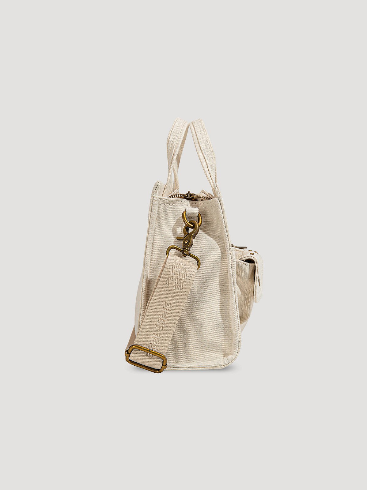 Women's Canvas Cargo Pocket Tote Bag - view 3