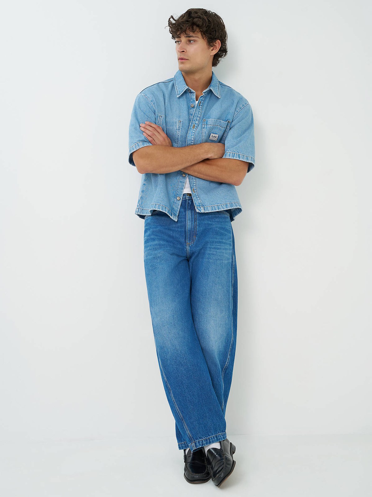Men's 100% Cotton Loose Barrel Jean - view 8