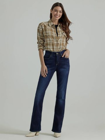 Women's Ultra Lux Comfort with Flex Motion Bootcut Jean (Petite)