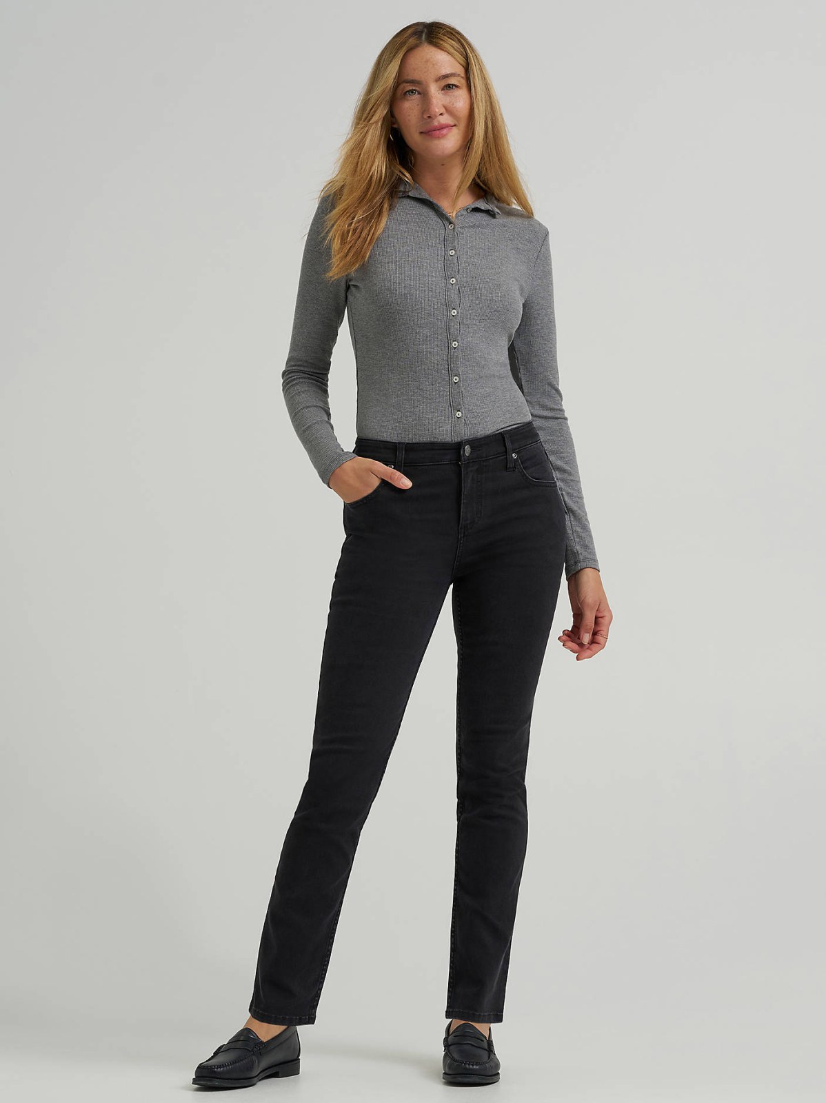 Women's Legendary High Rise Slim Straight Jean