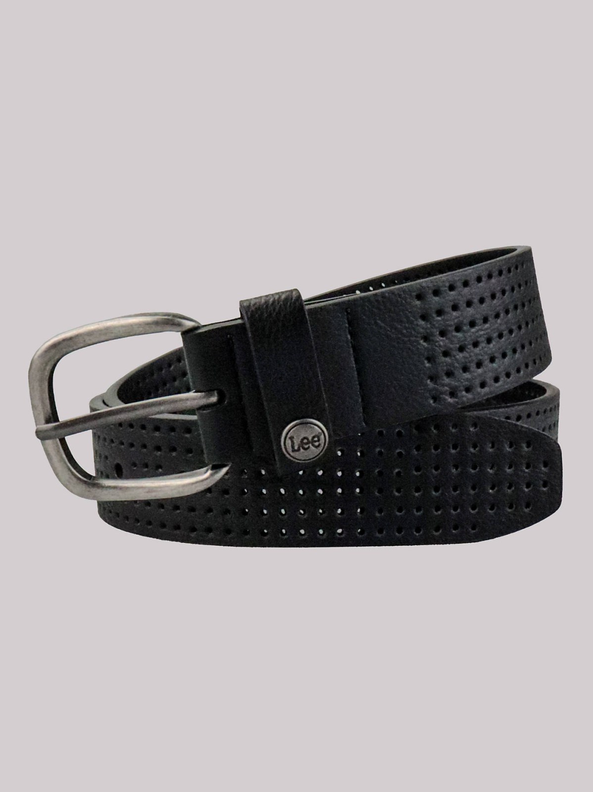 Women's Perforated Leather Belt