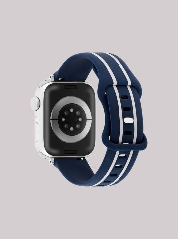 Stripe Silicone Universal Watchband