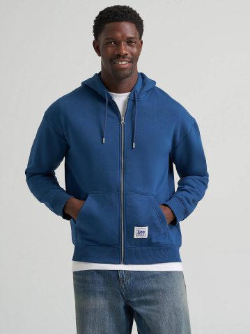 Men's Relaxed Fit Essential Workwear Full Zip Jacket