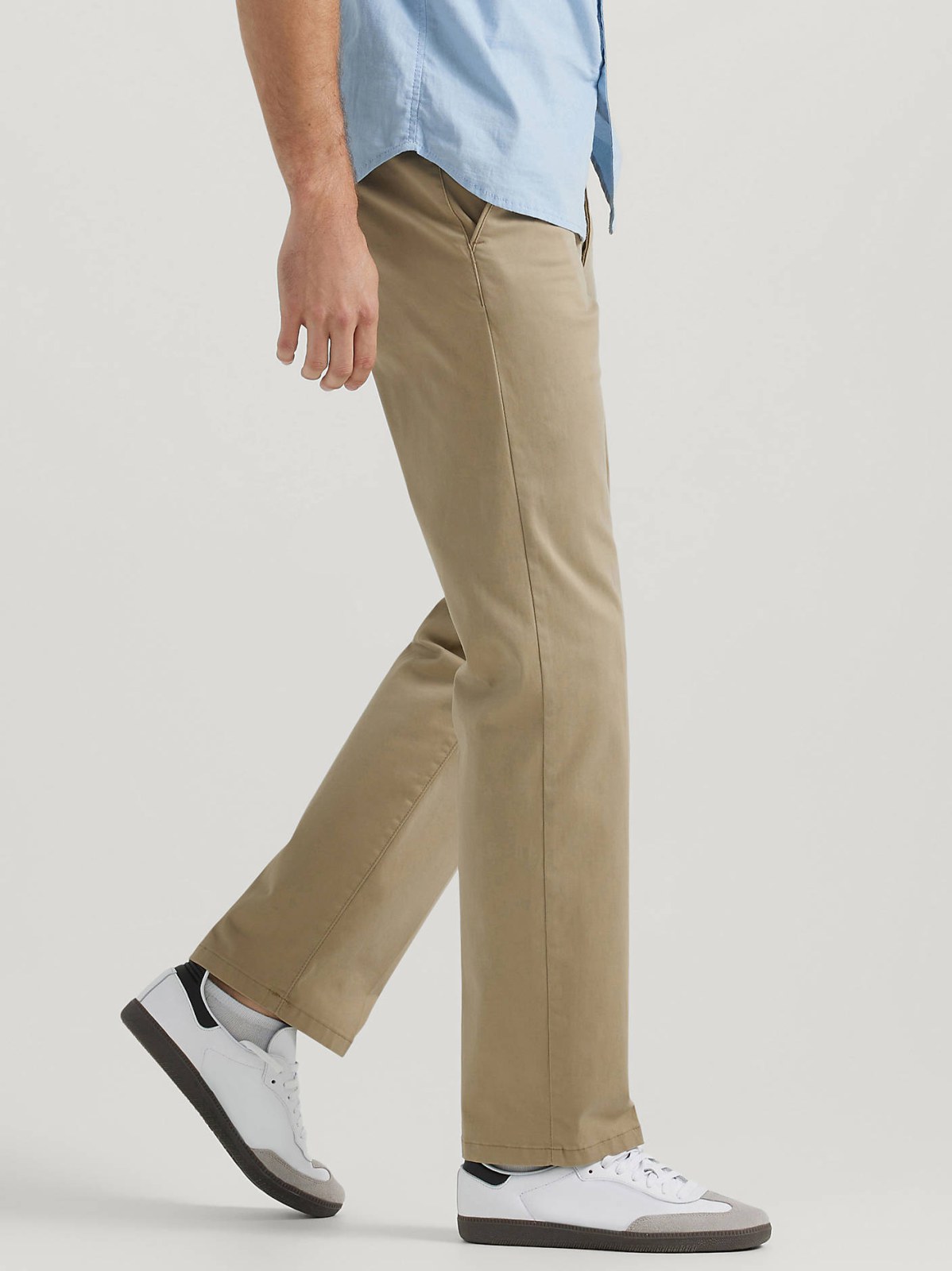 Men's Extreme Motion Flat Front Khaki Pant - view 4