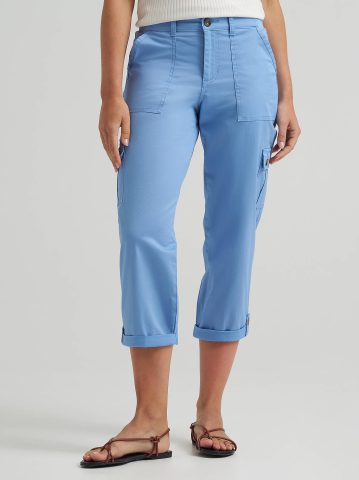 Women's Ultra Lux Comfort with Flex-to-Go Relaxed Fit Cargo Capri — alternate view