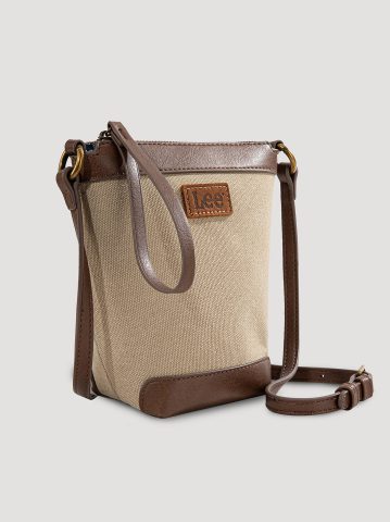 Women's Small Canvas Bucket Bag
