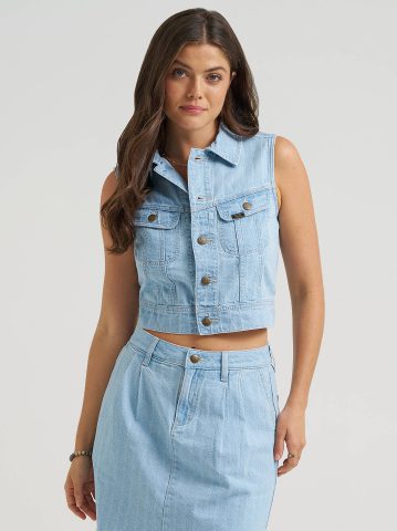 Women's Crop Rider™ Denim Vest