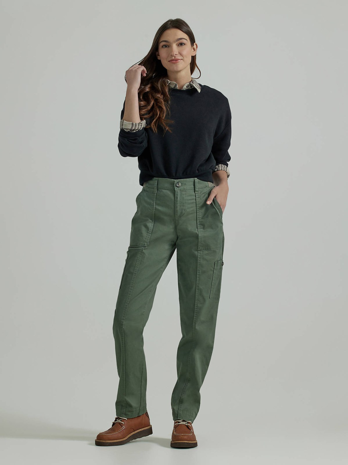 Women's Ultra Lux Comfort with Flex-to-Go Loose Utility Pant (Petite)