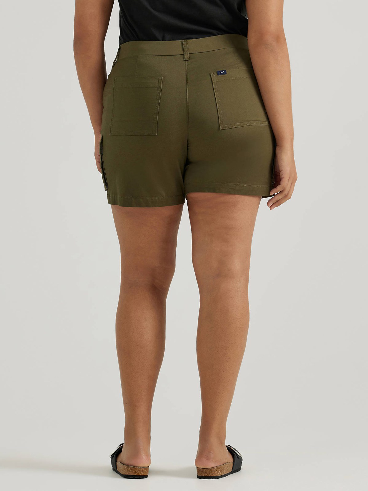 Women's Ultra Lux Comfort with Flex-to-Go Relaxed Fit Cargo Short (Plus) - view 3