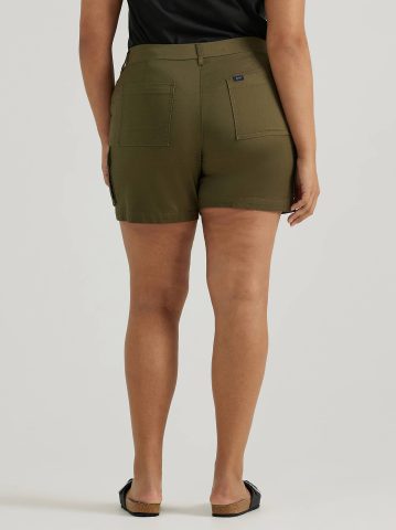 Women's Ultra Lux Comfort with Flex-to-Go Relaxed Fit Cargo Short (Plus)