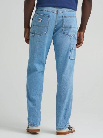 Men's 100% Cotton Loose Straight Carpenter Jean