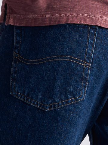 Men's 100% Cotton Regular Fit Straight Leg Heavyweight Jean