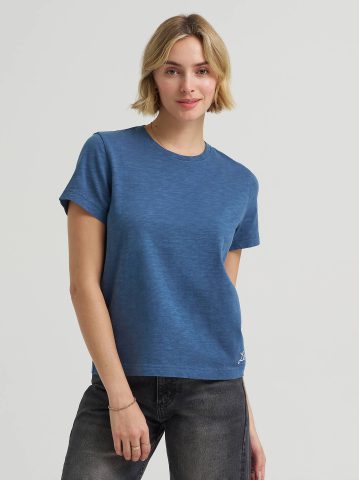 Women's Solid Crew Neck Tee