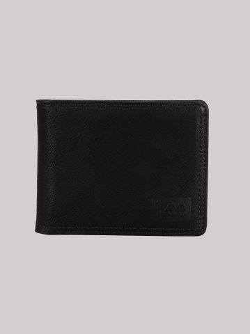 Men's Embossed Logo Tumbled Passcase Wallet