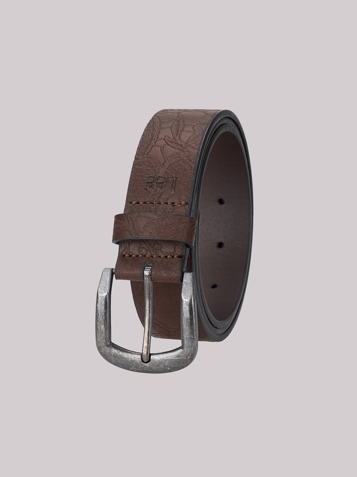 Women's Floral Embossed Belt - view 4
