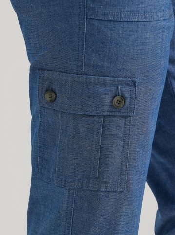Women's Ultra Lux Comfort with Flex-to-Go Relaxed Fit Cargo Capri