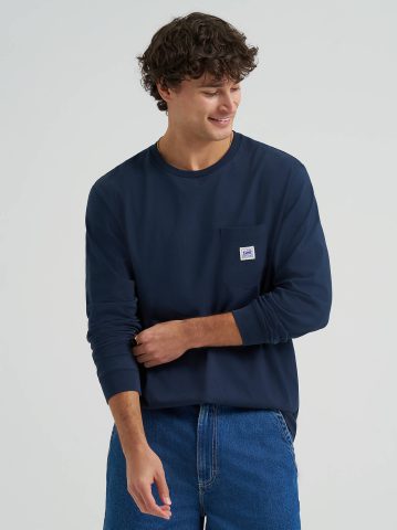 Men's Long Sleeve Workwear Pocket Tee — alternate view