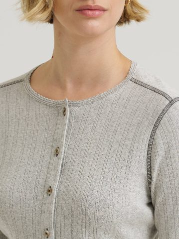 Women's Pointelle Cardigan Sweater