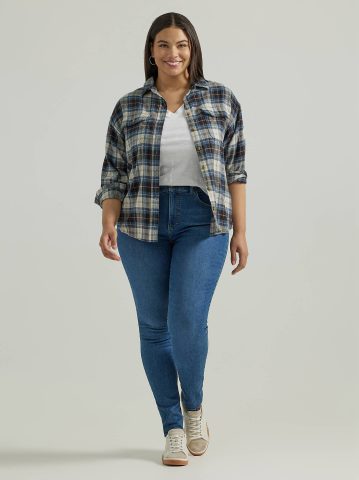 Women's Ultra Lux Comfort with Flex Motion Skinny Jean (Plus)