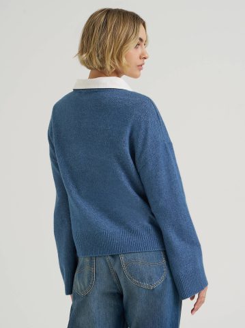 Women's Wide Sleeve Sweater — alternate view