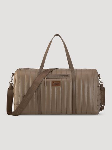 Women's Quilted Puffer Duffle Bag