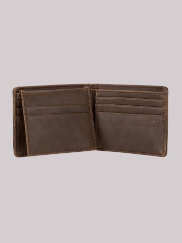 Men's Embossed Logo Passcase Wallet
