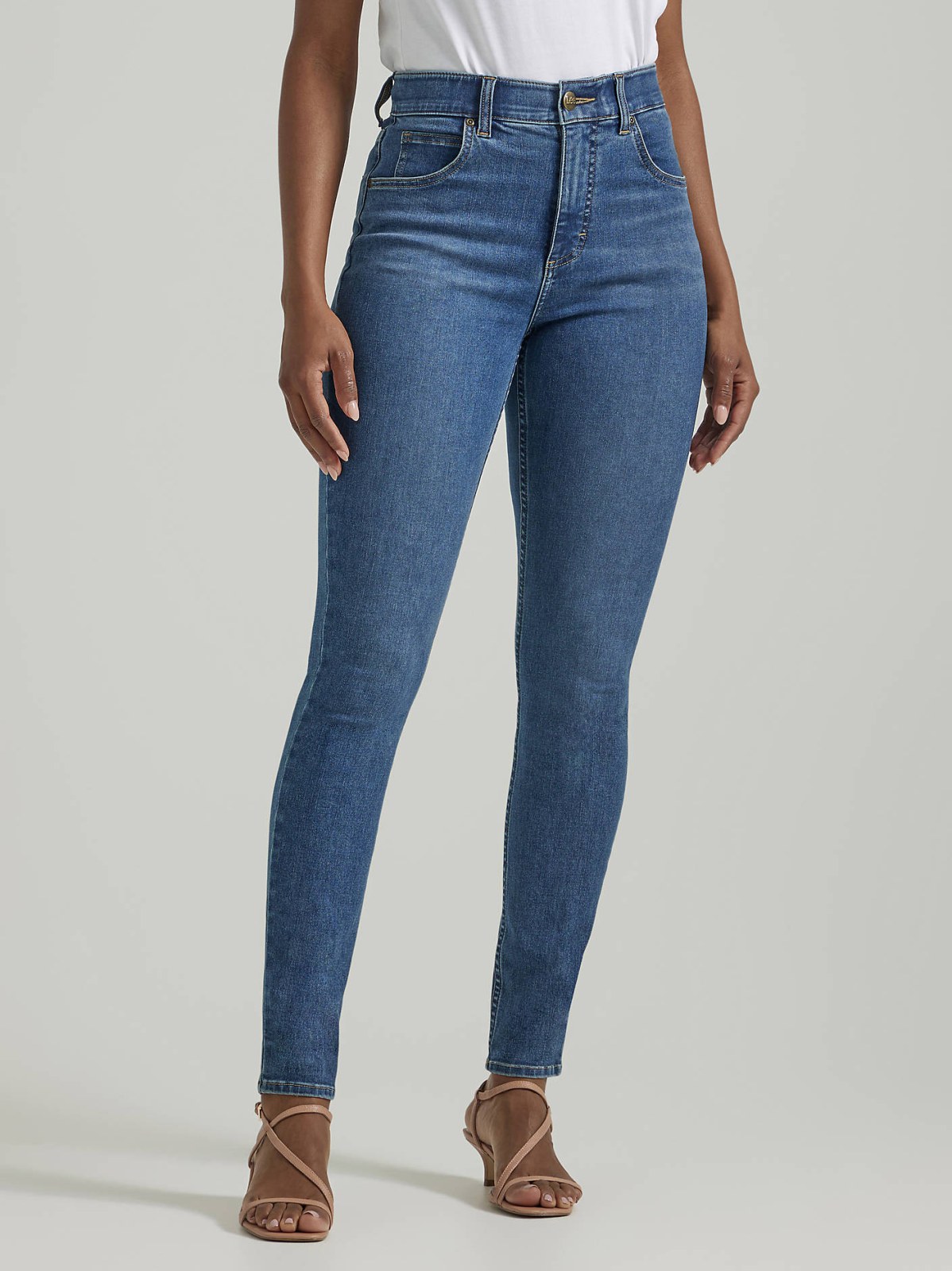 Women's Ultra Lux Comfort with Flex Motion Skinny Leg Jean (Petite) - view 2