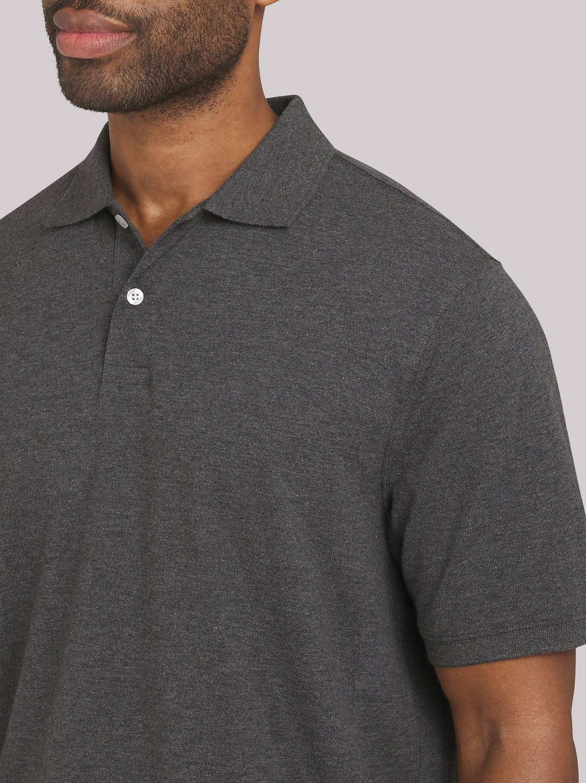 Men's Solid Performance Polo Shirt - view 3