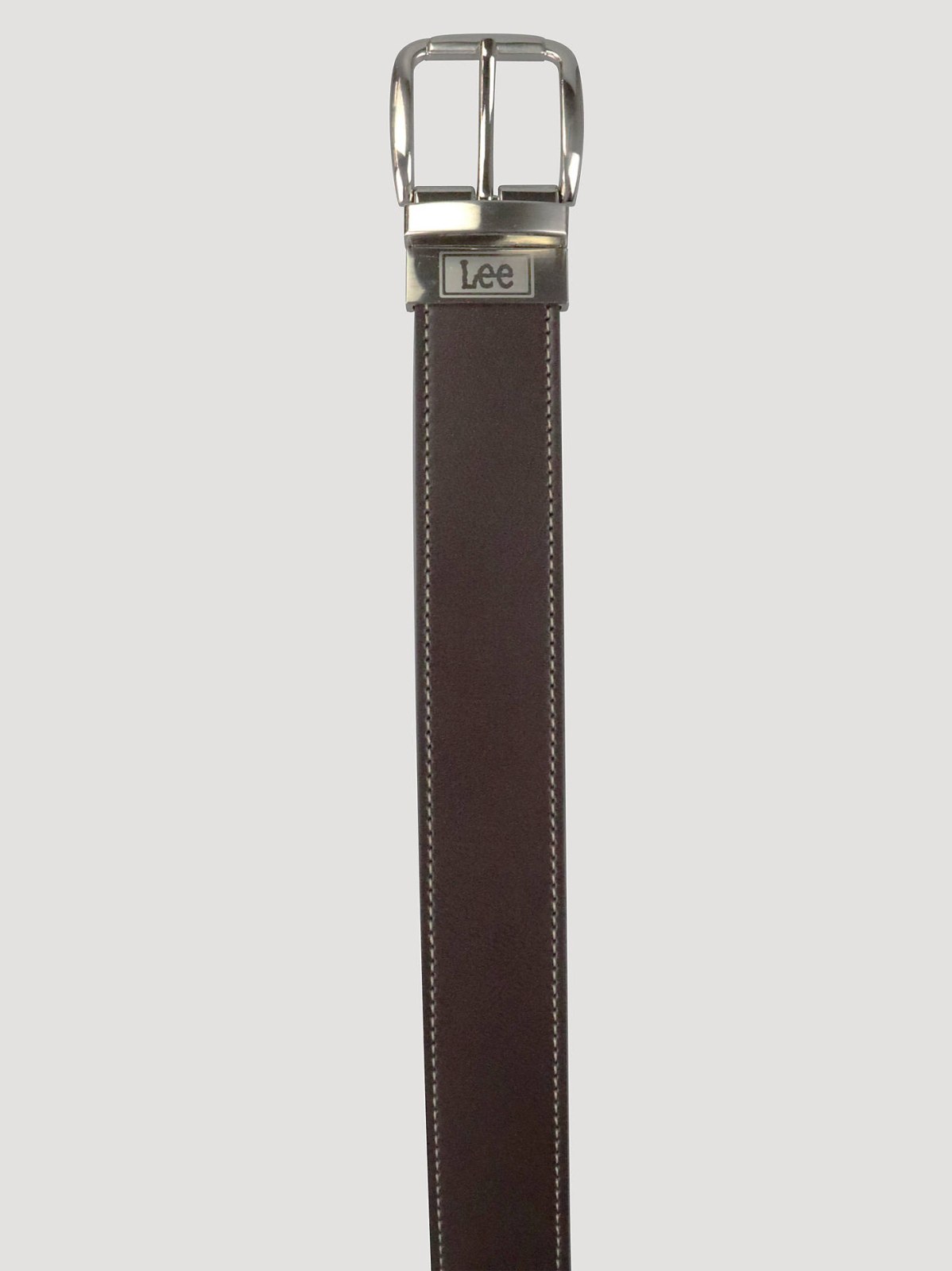 Men's Reversible Stitched Leather Belt - view 3