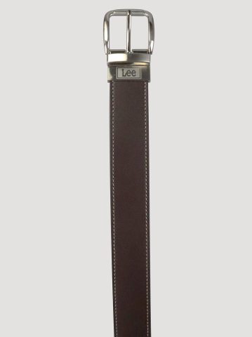 Men's Reversible Stitched Leather Belt