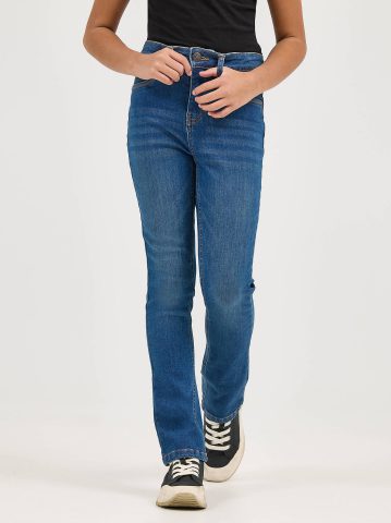 Girl's High Rise Flare Jean — alternate view