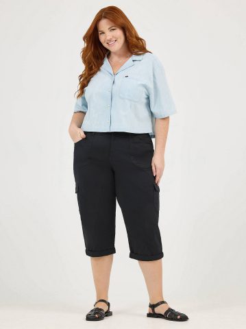 Women’s Relaxed Fit Austyn Cargo Capri (Plus) Women’s Relaxed Fit Austyn Cargo Capri (Plus)