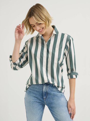 Women's Boyfriend Button Down Shirt