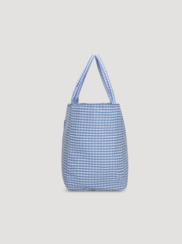 Women's Gingham Tote Bag