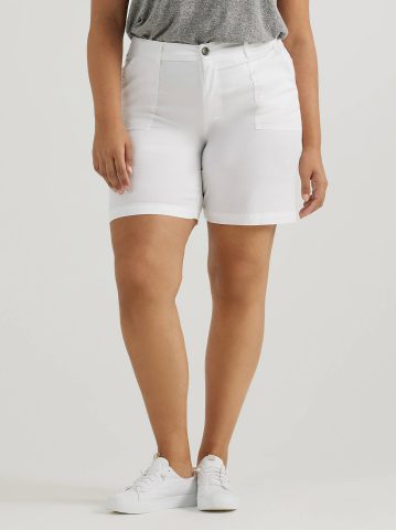 Women's Ultra Lux Comfort with Flex-To-Go Relaxed Fit Utility Bermuda (Plus)