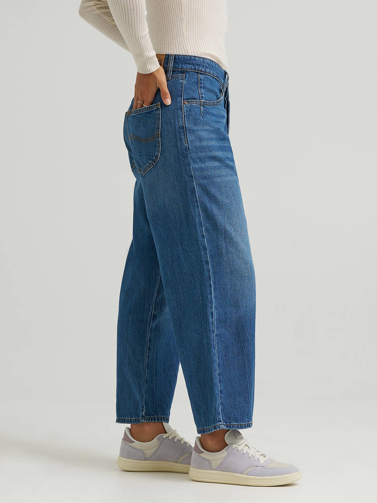 Women's Loose Crop Button-Fly Jean - view 5